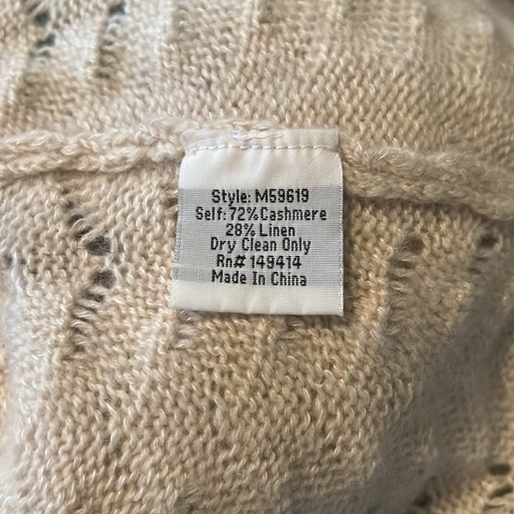 Johnny Was cashmere and linen Camille Kimono sweater - XS - Picture 4 of 4